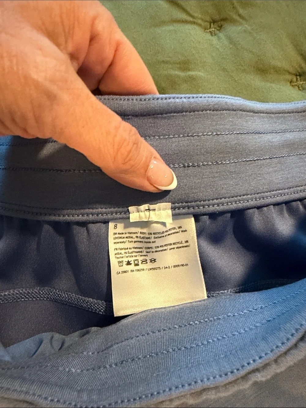 lululemon athletica Light Blue Wide-Leg Lounge Pants